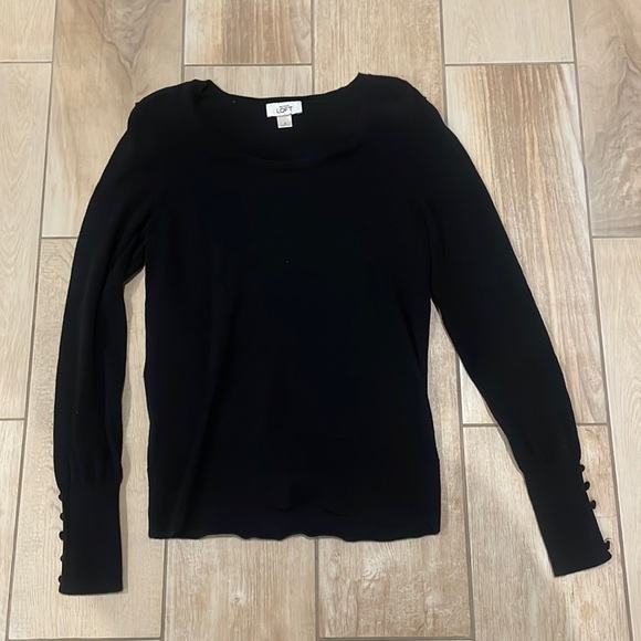 LOFT Sweaters - Ann Taylor loft black crewneck sweater